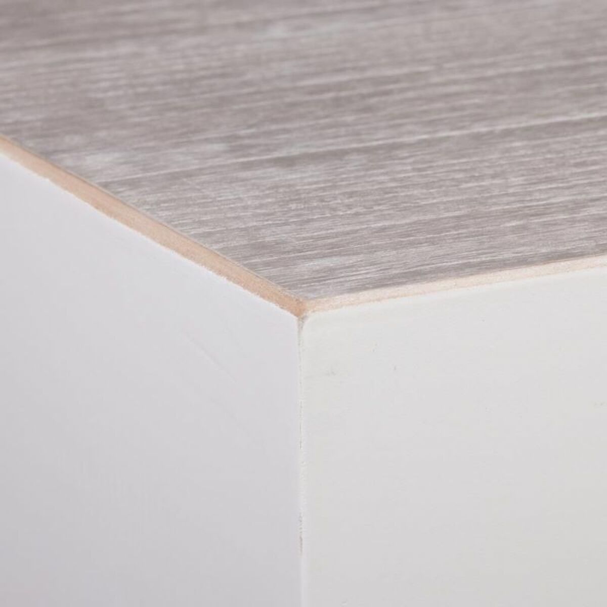 Bord Alexandra House Living Vit 80 x 80 x 160 cm - 4