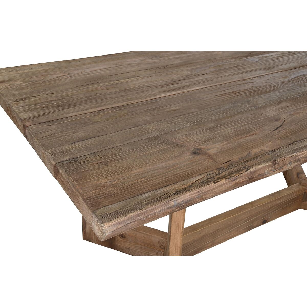 Matsalsbord DKD Home Decor Naturell Återvunnet Trä 180 x 90 x 76 cm - 2
