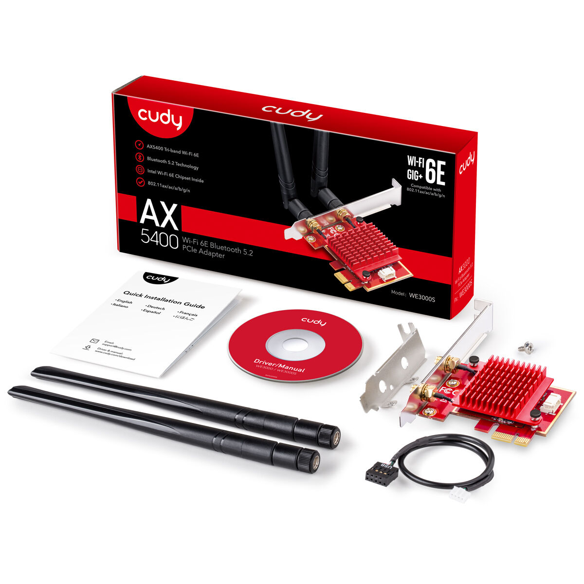 Nätkort Cudy AX5400 Wifi - 2