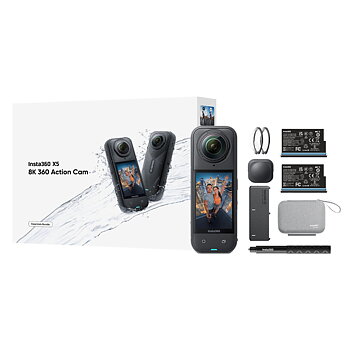 Digitalkamera Insta360 X5 Bundle Svart