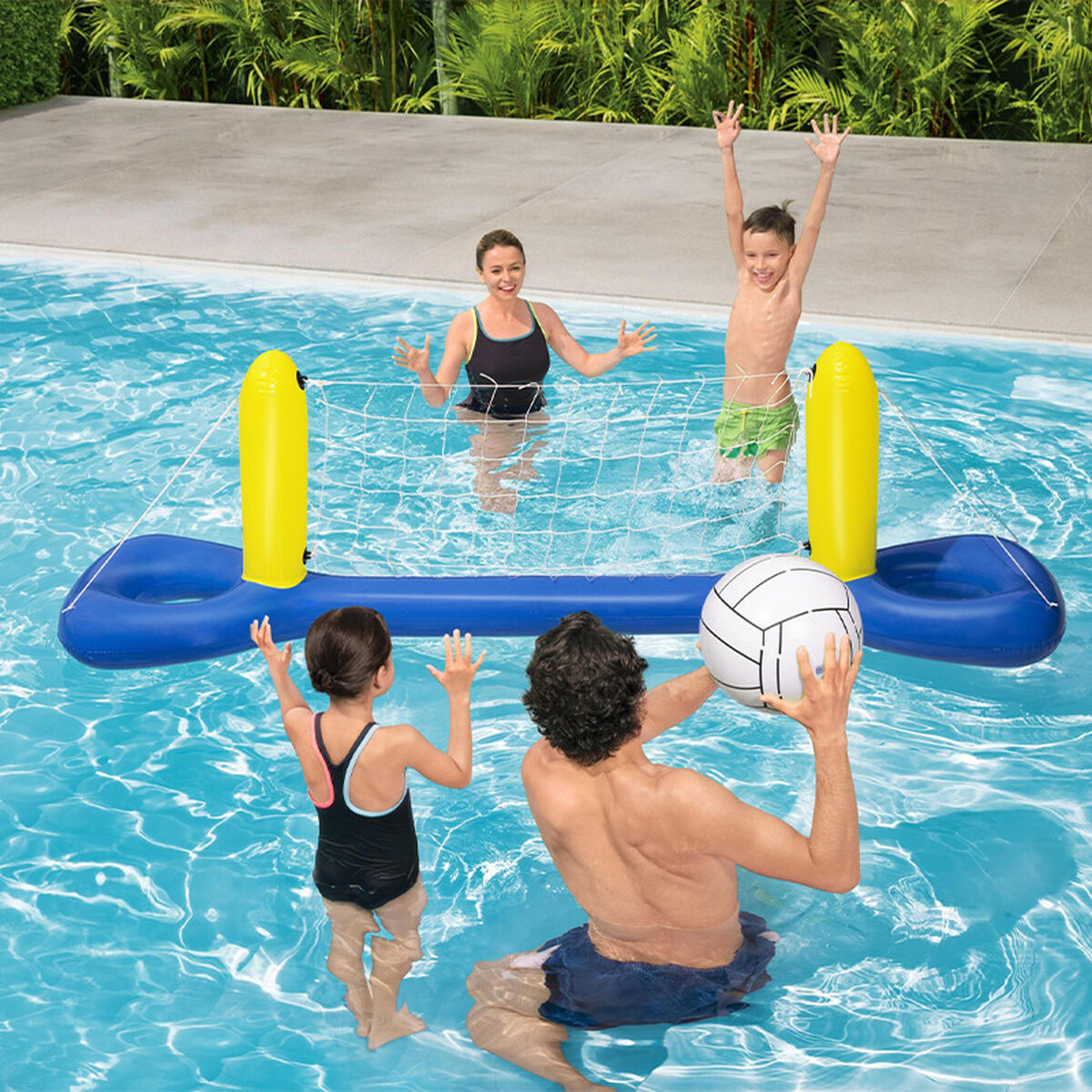 Bestway Flytande Volleybollspel Uppblåsbart 244x64 cm +3 År Pool 52133 - 3