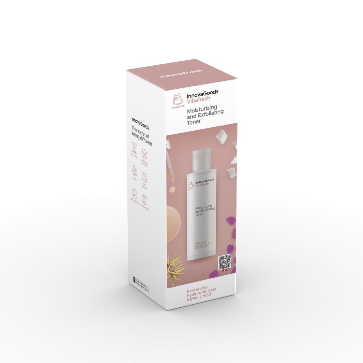 Fuktgivande och exfolierande ansiktstonic Kombucha Vibefresh InnovaGoods 150 ml - 8