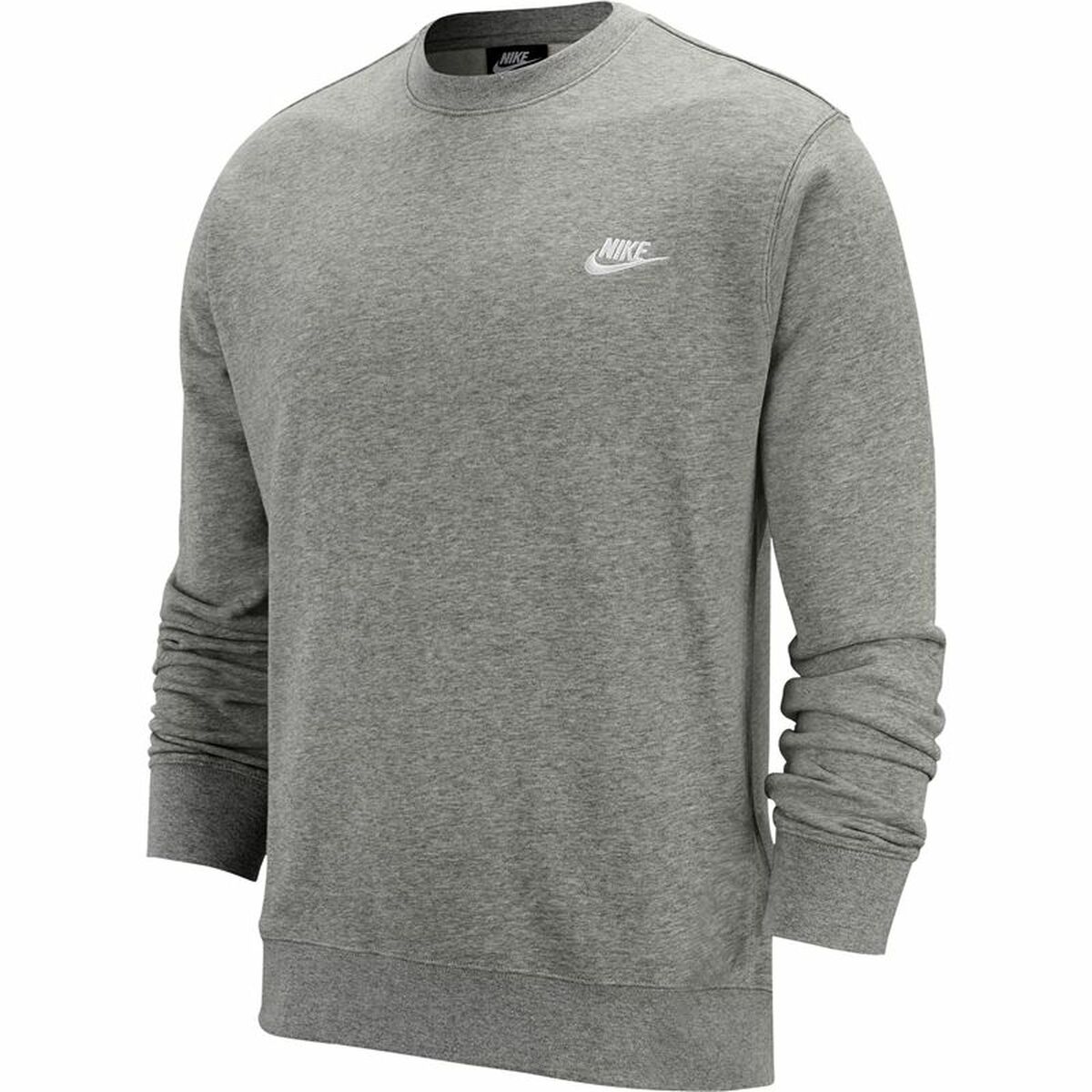 Tröja utan huva Herr Nike Sportswear Club Grå Ljusgrå M