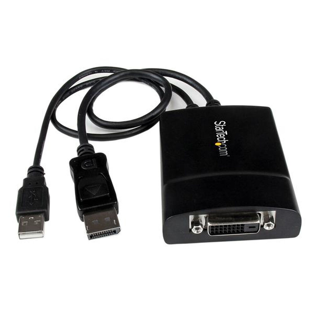 Adapter DisplayPort till DVI Startech DP2DVID2             Svart