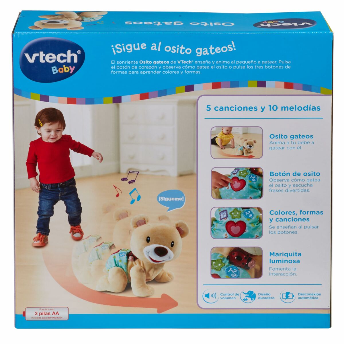 Mjukdjur med ljud Vtech Björn - 4