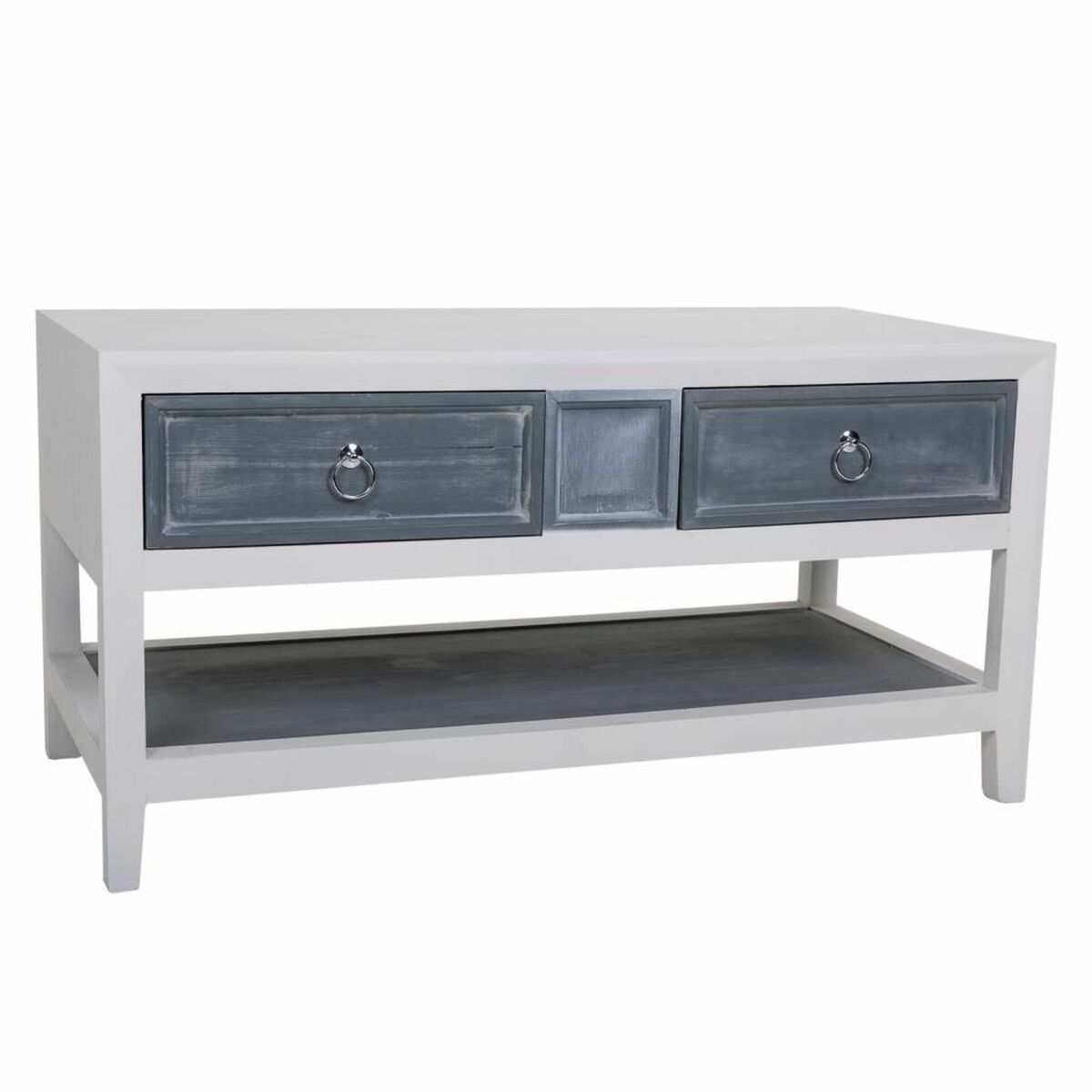 Soffbord Alexandra House Living Vit Grå 51 x 53 x 104 cm
