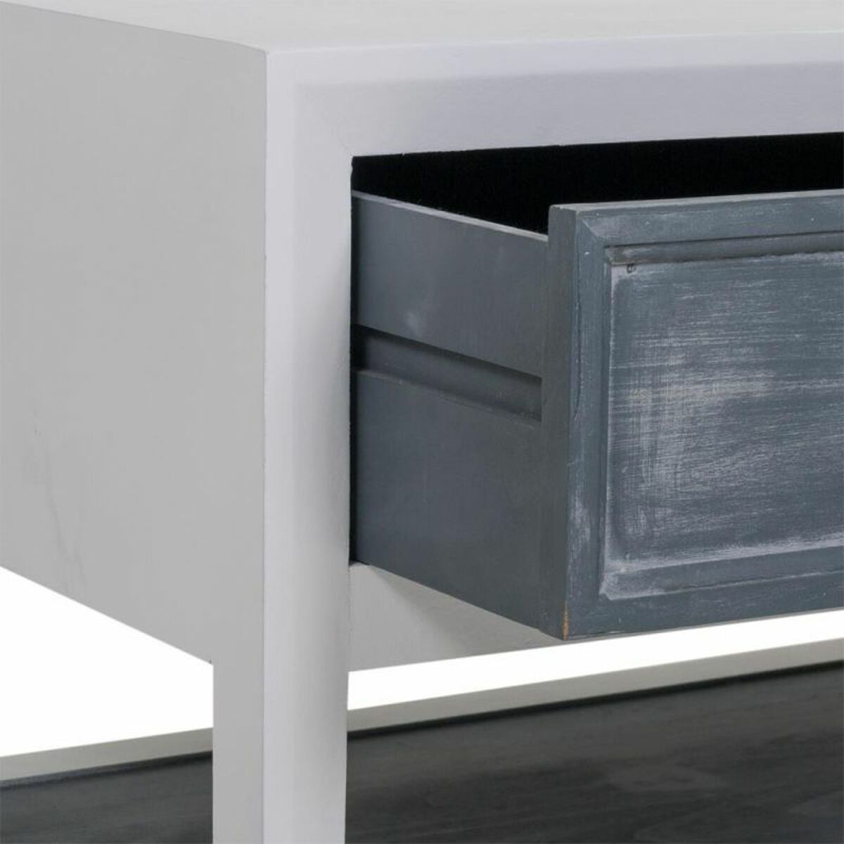 Soffbord Alexandra House Living Vit Grå 51 x 53 x 104 cm - 4