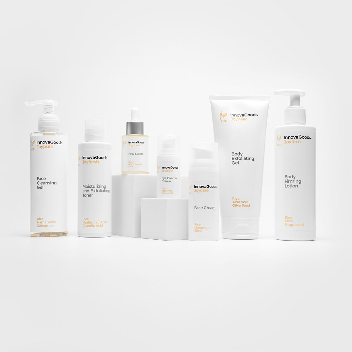 Fuktgivande och exfolierande ansiktstonic Rice Joyfresh InnovaGoods 150 ml - 7