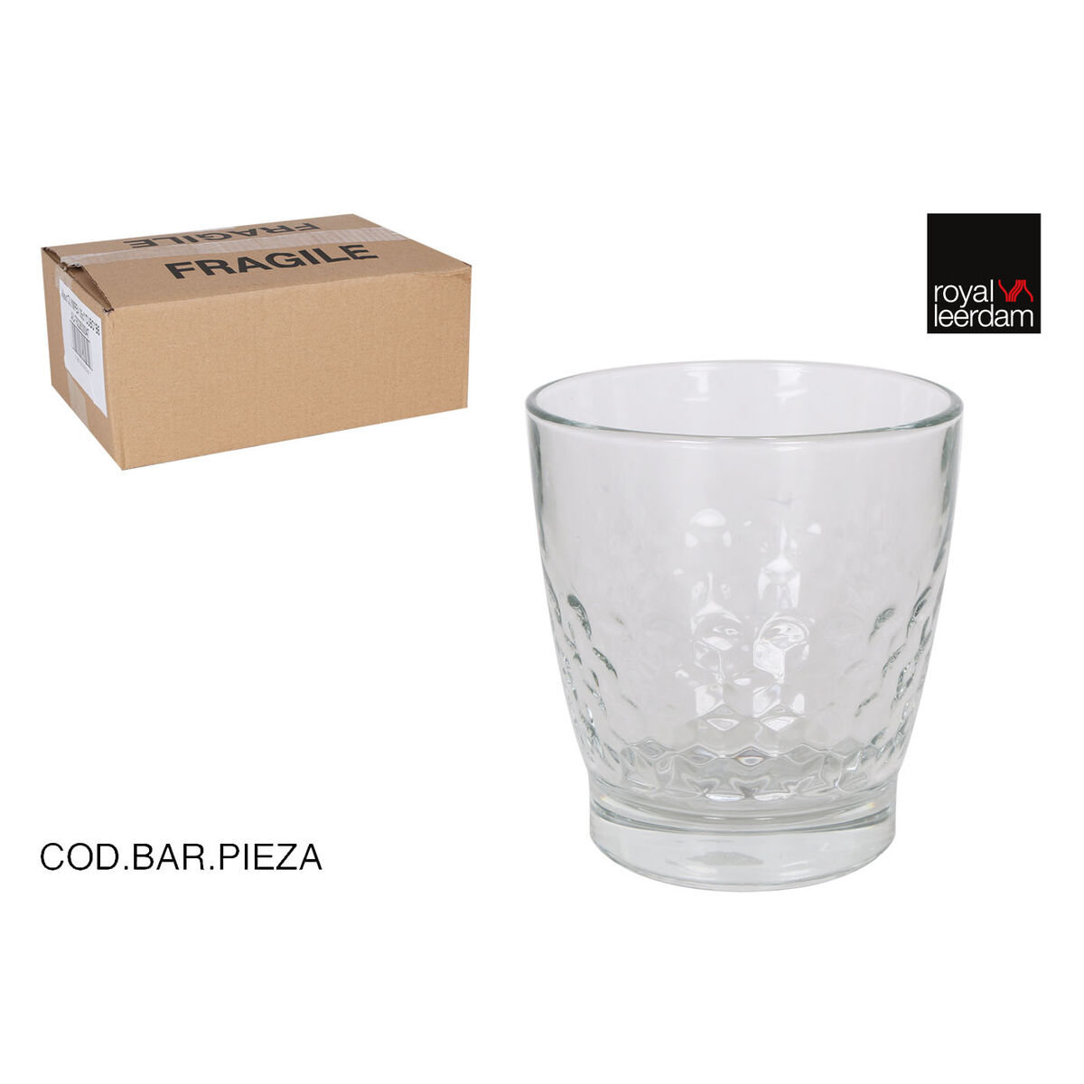 Glas för vatten Royal Leerdam Cubo (6 antal) - 2