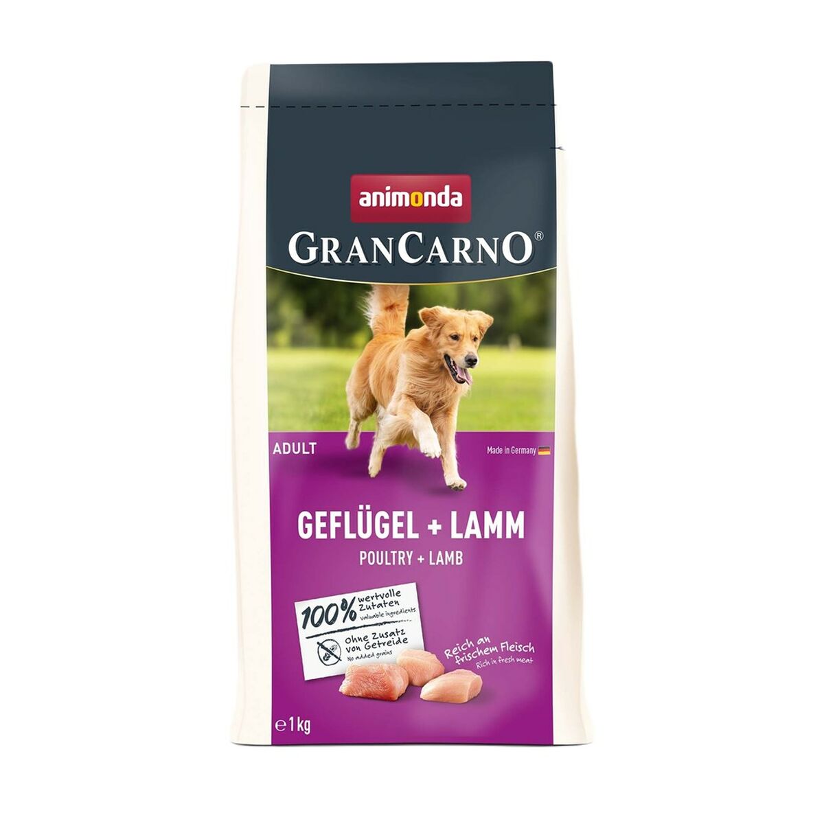 Foder Animonda GranCarno Poultry with lamb Fåglar 1 kg
