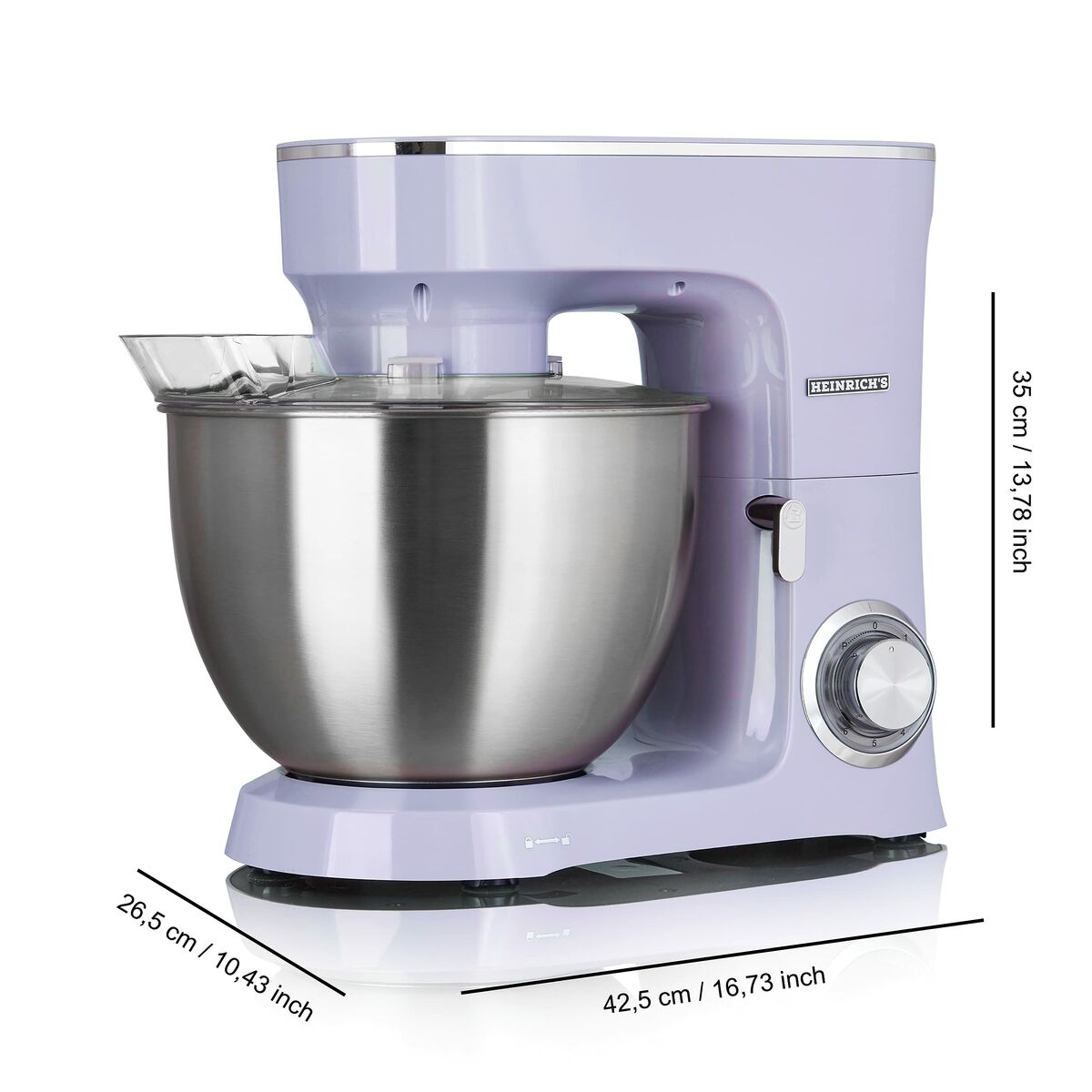 Köksrobot Heinrich's HKM 8078 LILA Lila 1500 W 8 L - 2