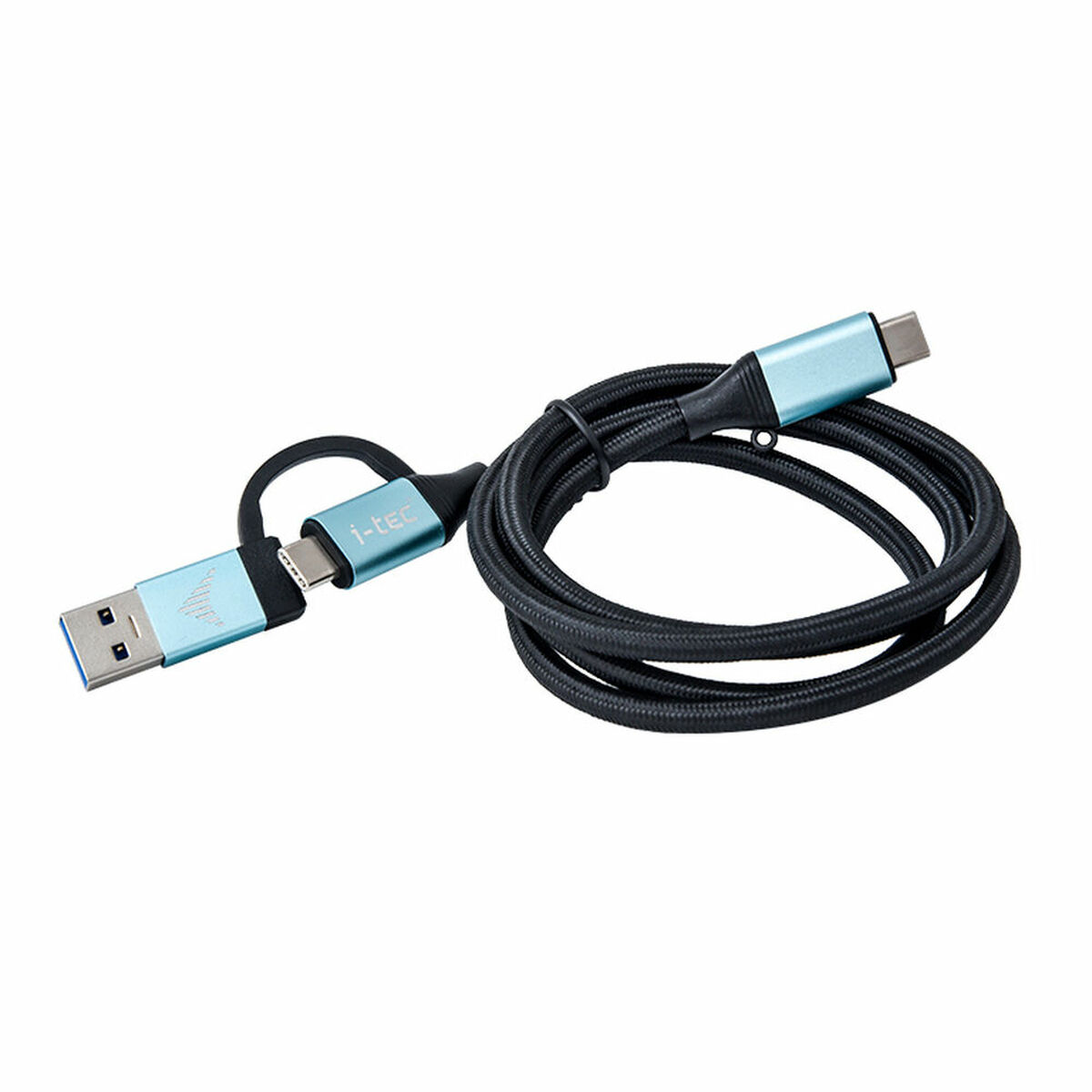Kabel USB C i-Tec C31USBCACBL Blå Svart Svart/Blå 1 m - 2
