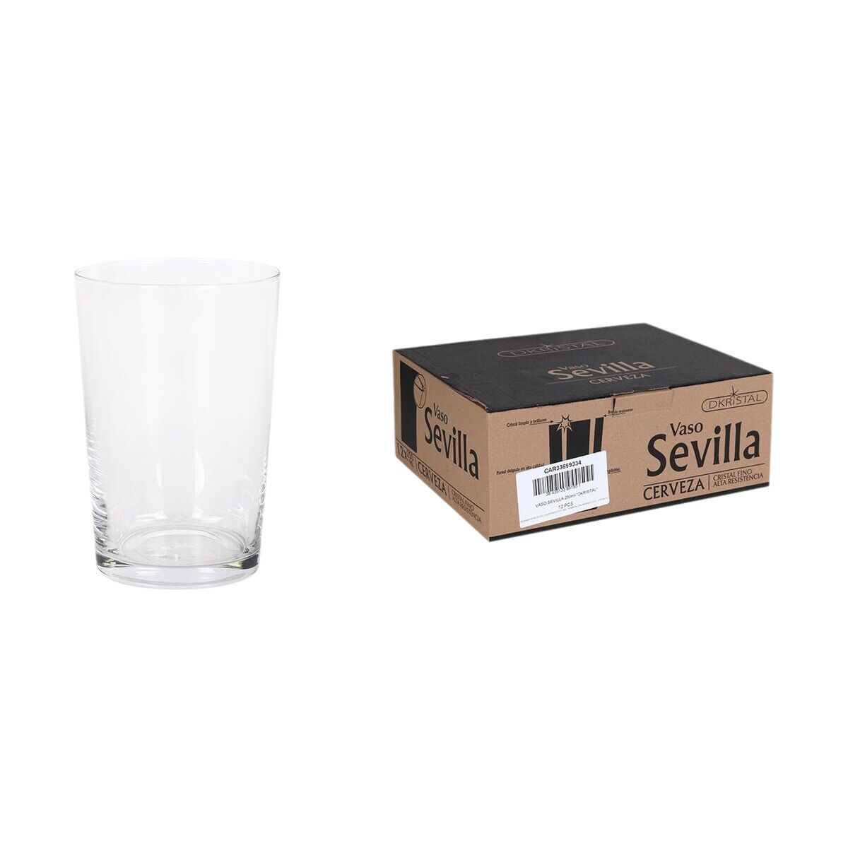 Glasset Dkristal Sevilla 0,25 L (12 antal) - 3