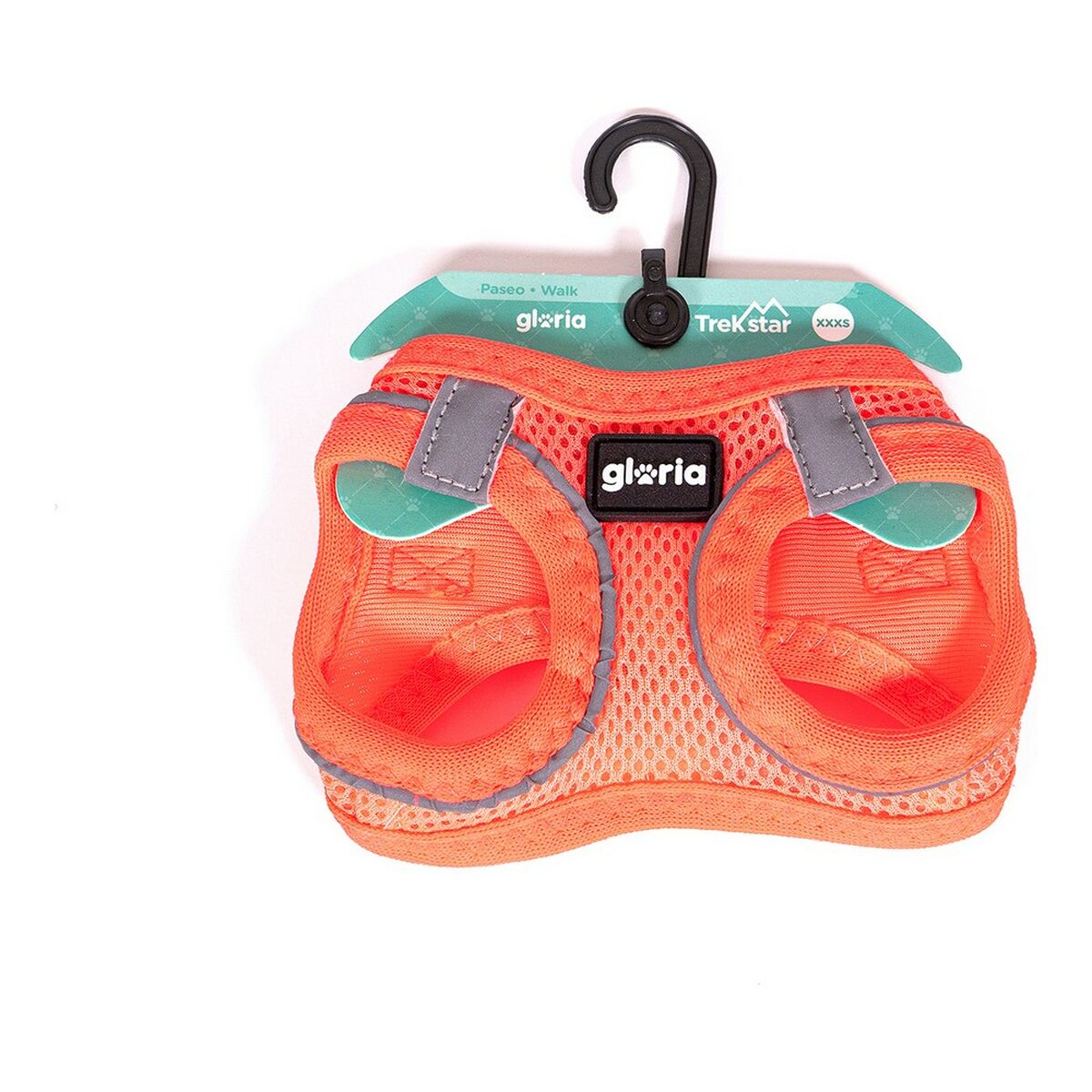 Hundsele Gloria Air Mesh Trek Star Justerbar Orange Storlek XXXS (18-20 cm) - 7