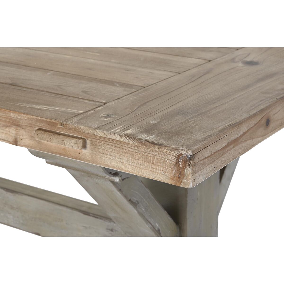Matsalsbord DKD Home Decor 180 x 80 x 76 cm Gran Naturell Trä - 6