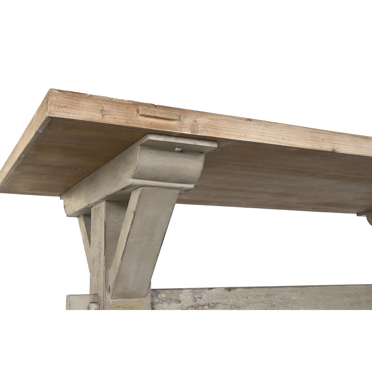 Matsalsbord DKD Home Decor 180 x 80 x 76 cm Gran Naturell Trä - 4