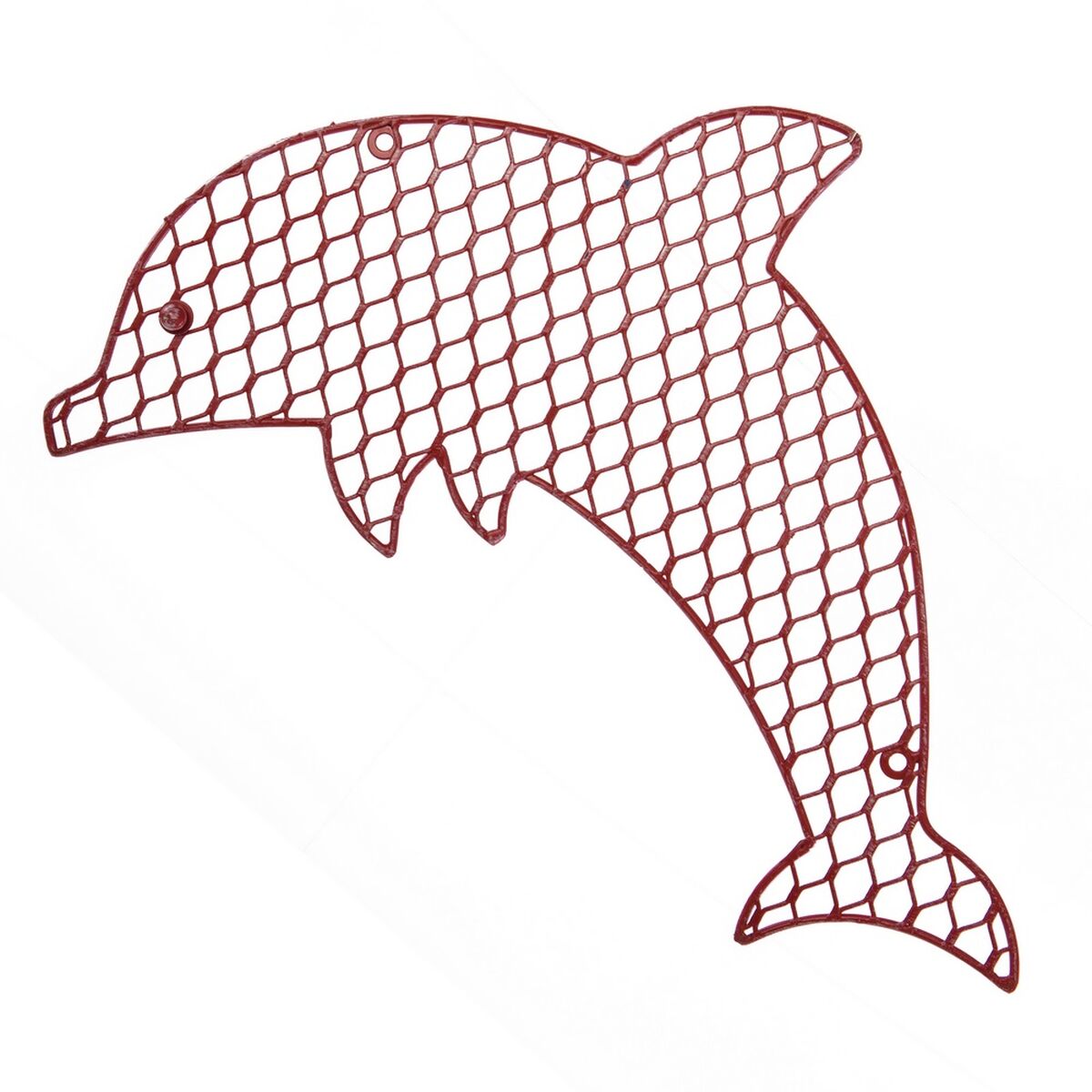 Tavla Delfin 41,91 x 27,31 cm Röd Metall - 3