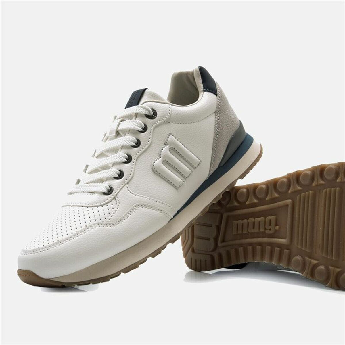 Sportskor Casual Herr Mustang Porland Vit - 5