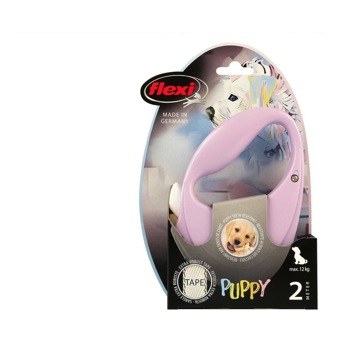 DoHundkoppel Flexi Puppy 2 m Rosa - 6