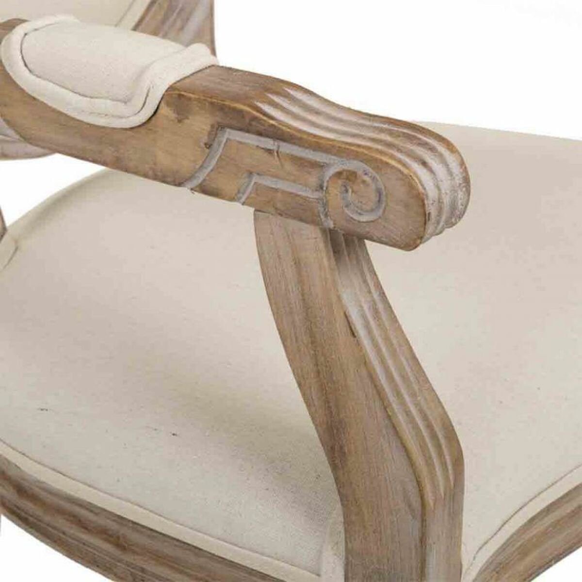 Matsalsstol Alexandra House Living Beige 46 x 96 x 55 cm - 4
