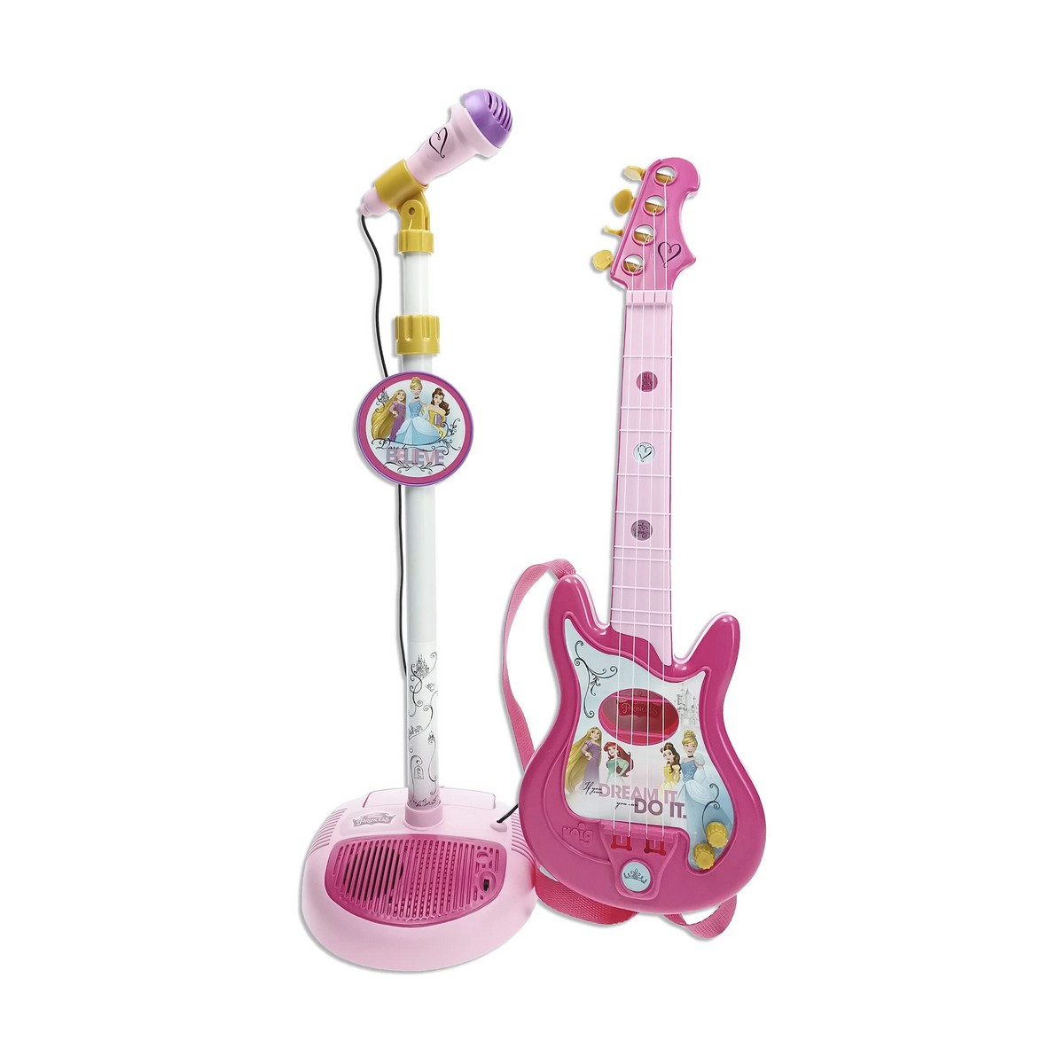 Gitarr för barn Disney Princess Mikrofon Rosa Disneyprinsessa - 2