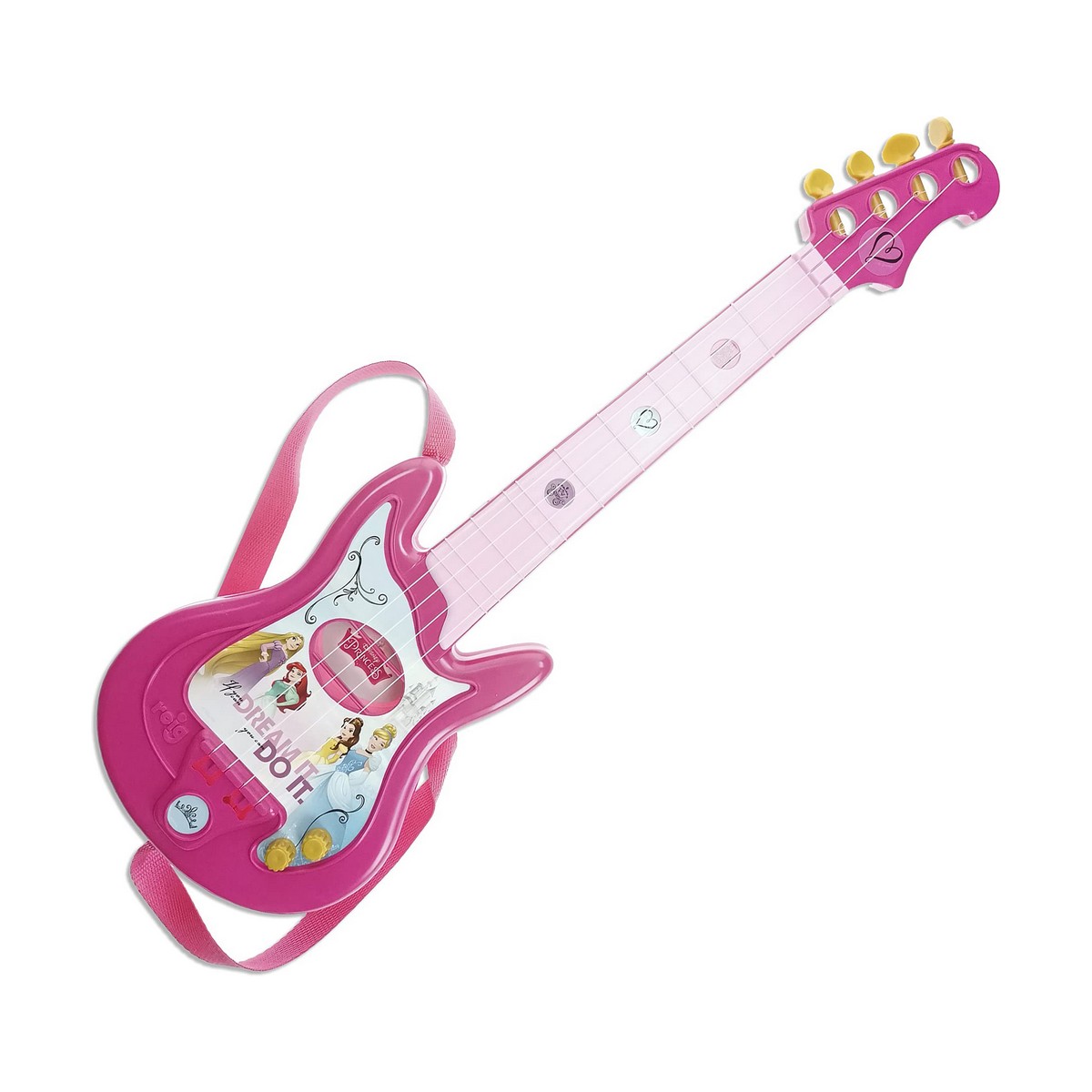 Gitarr för barn Disney Princess Mikrofon Rosa Disneyprinsessa - 4