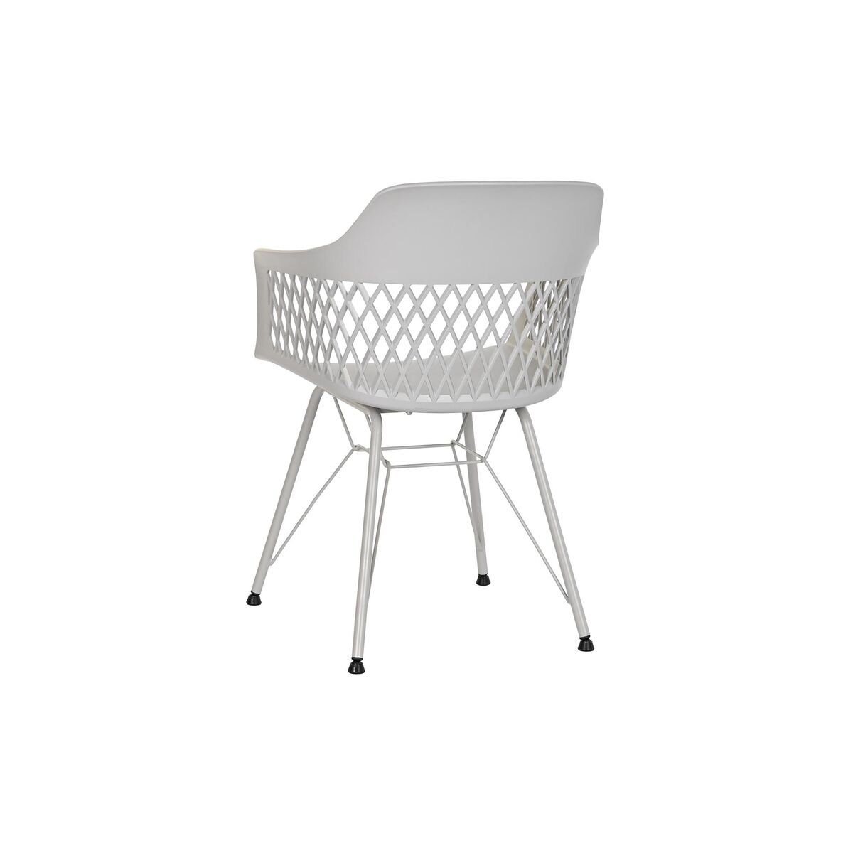Matsalsstol DKD Home Decor Ljusgrå 57 x 57 x 80,5 cm - 5