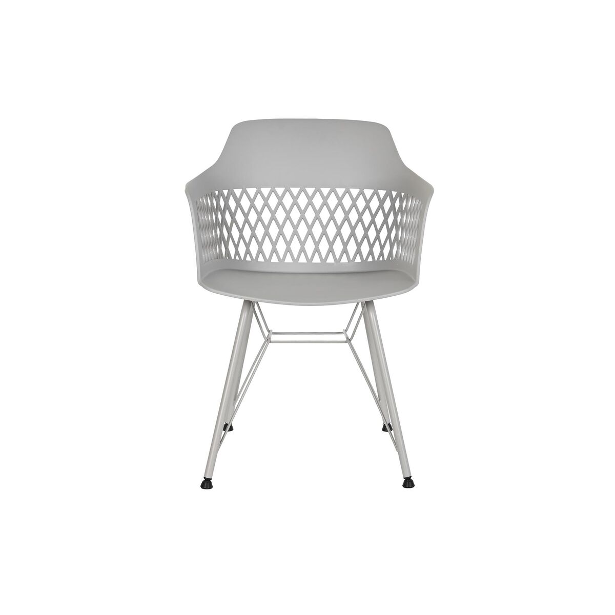 Matsalsstol DKD Home Decor Ljusgrå 57 x 57 x 80,5 cm - 4