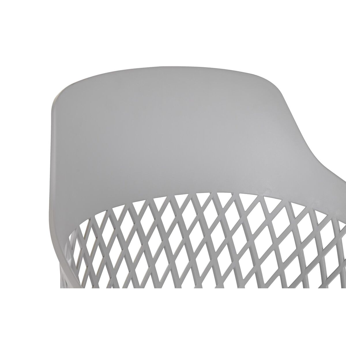 Matsalsstol DKD Home Decor Ljusgrå 57 x 57 x 80,5 cm - 2