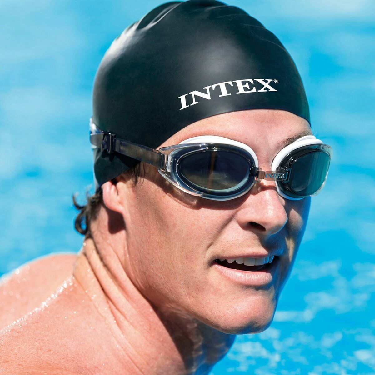 Badmössa Intex One size Silikon (24 antal) - 9