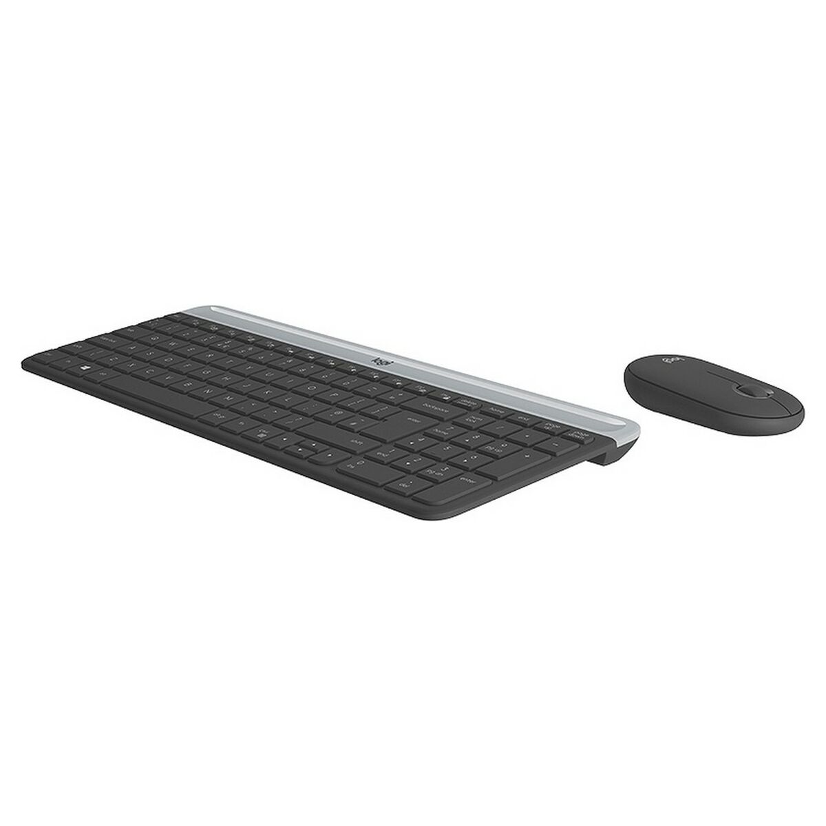 Tangentbord och Mus Logitech 920-009190 Svart Grå Franska AZERTY - 5