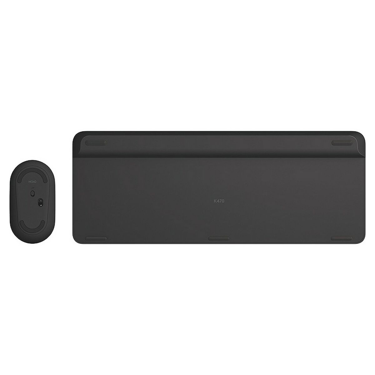 Tangentbord och Mus Logitech 920-009190 Svart Grå Franska AZERTY - 3