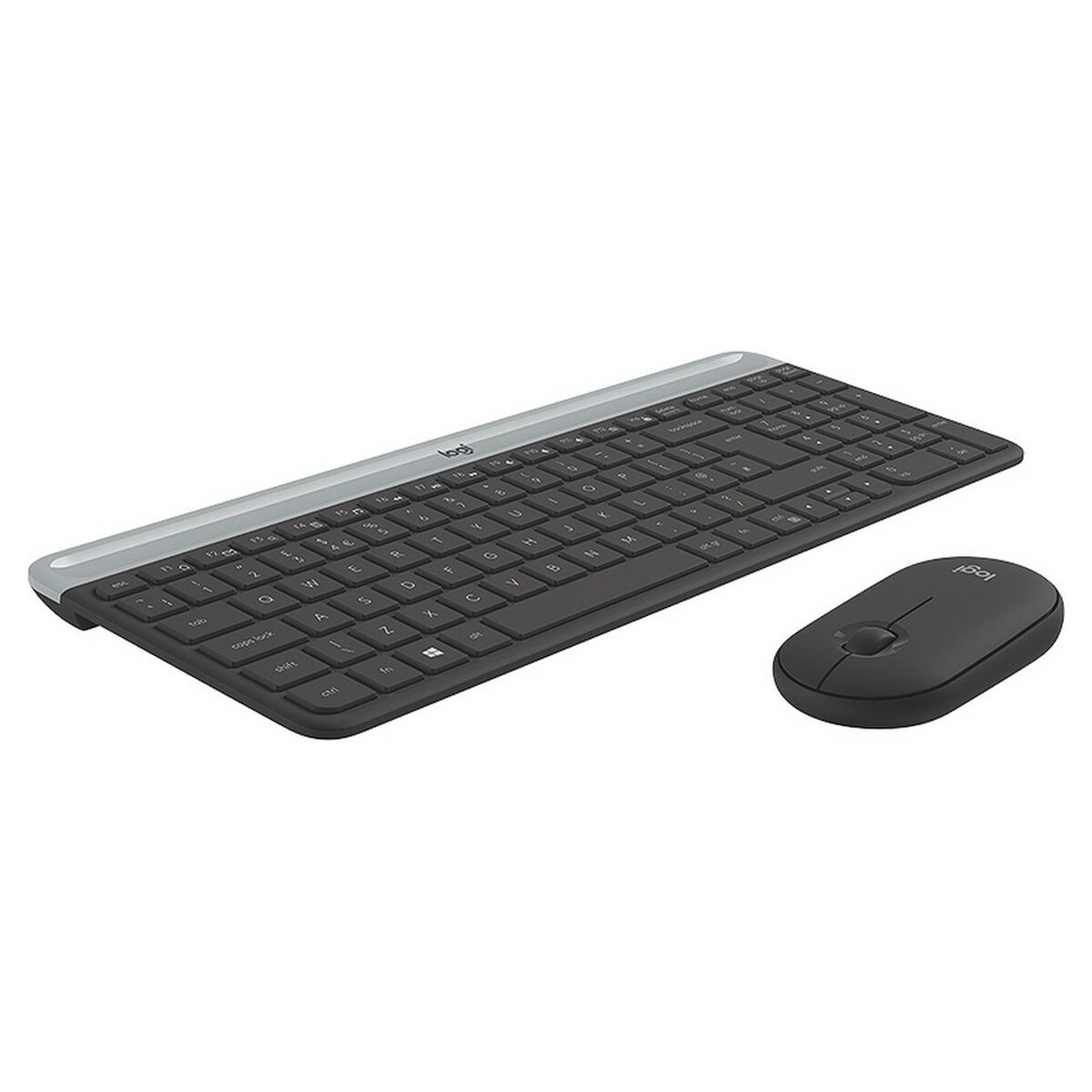 Tangentbord och Mus Logitech 920-009190 Svart Grå Franska AZERTY - 6