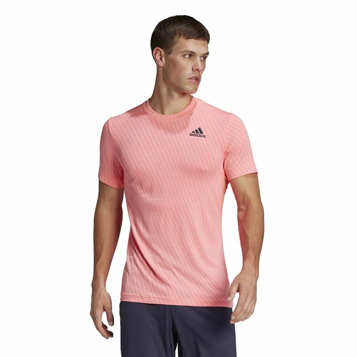 T-shirt med kortärm Herr Adidas Freelift Rosa - 2