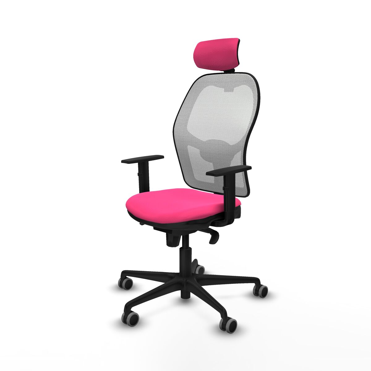 Kontorsstol med nackstöd Jorquera Piqueras y Crespo 1D036G2 Rosa - 2