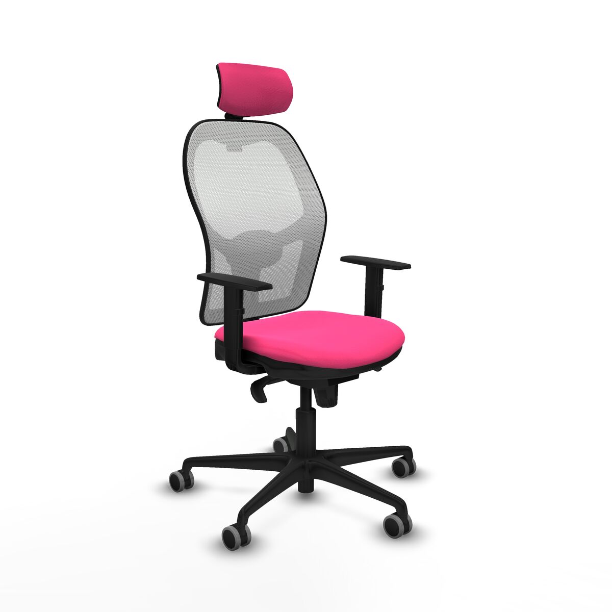 Kontorsstol med nackstöd Jorquera Piqueras y Crespo 1D036G2 Rosa
