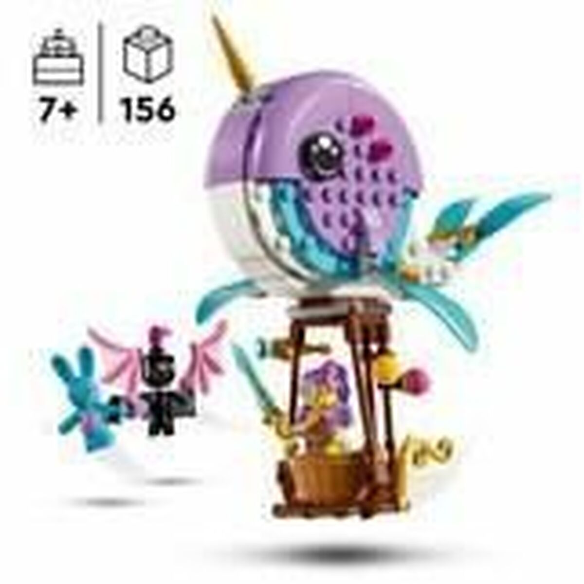 Playset Lego 71472 Izzie's Balloon-Narval - 6