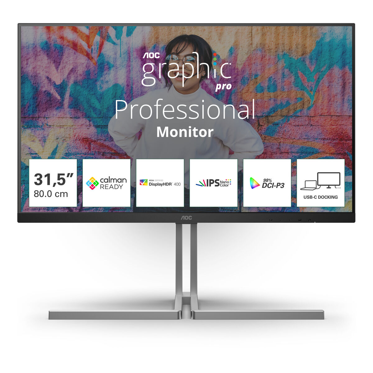 Monitor Gaming AOC U32U3CV 4K Ultra HD 32" - 9