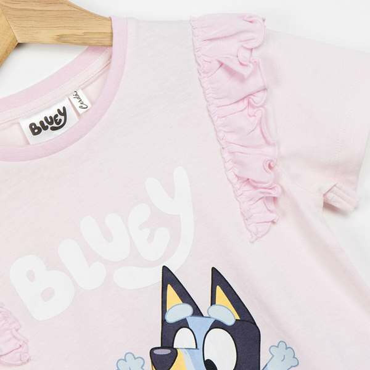 Barn T-shirt med kortärm Bluey Rosa Ljusrosa - 3