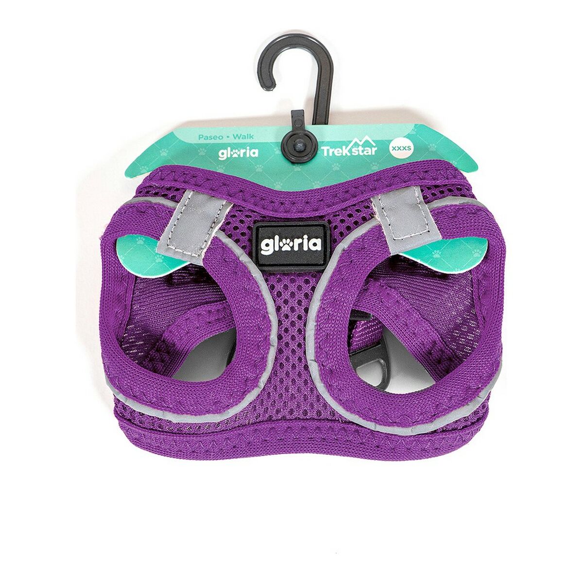 Hundsele Gloria Air Mesh Trek Star Justerbar Purpur L (33,4-35 cm) - 9