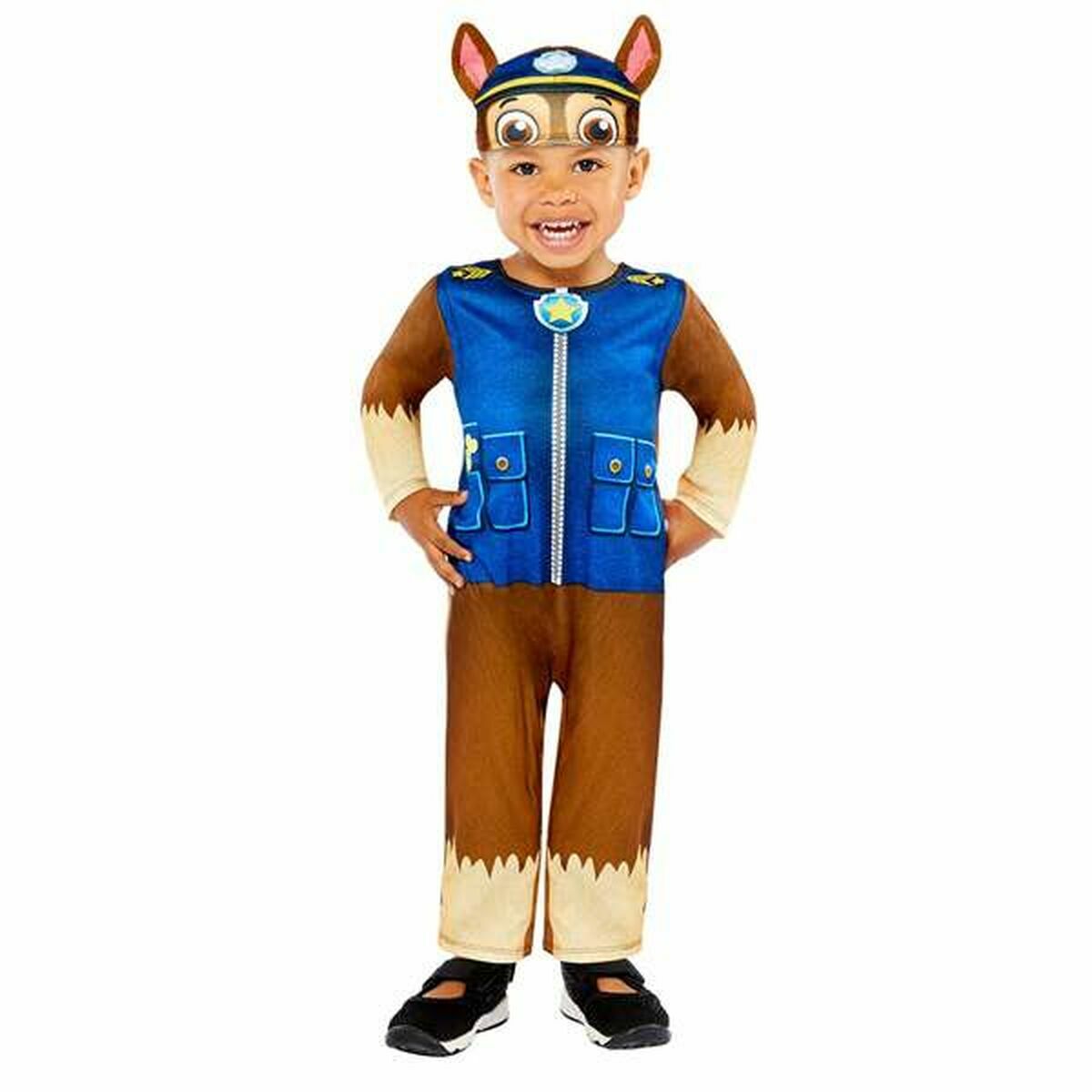 Maskeraddräkt för barn The Paw Patrol Chase Deluxe 2 Delar - 6