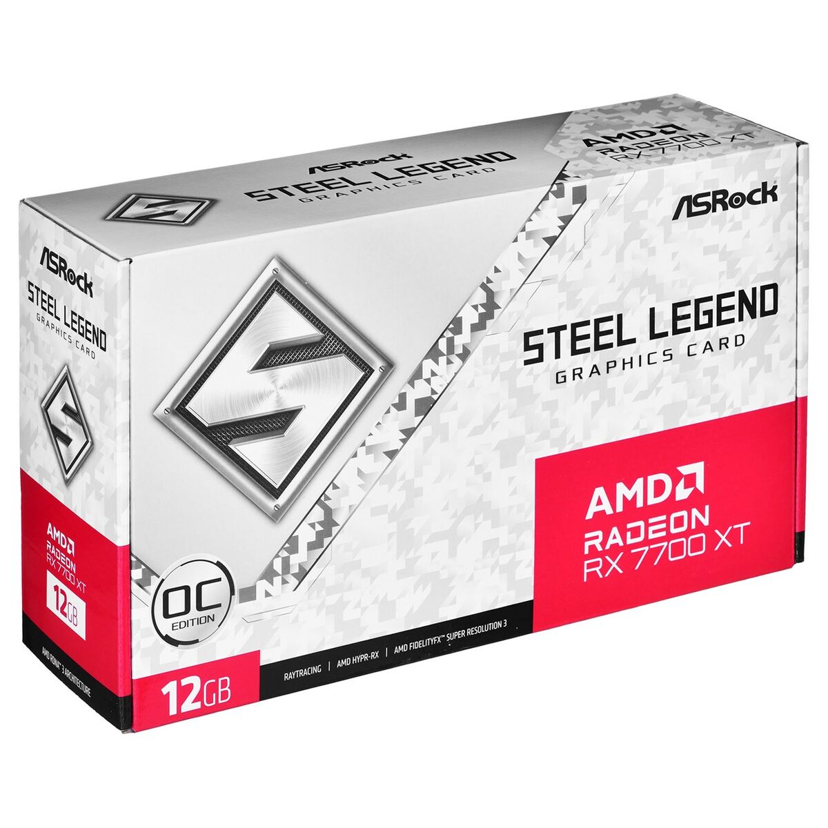 Grafikkort ASRock RX7700XT SL 12GO 12 GB GDDR6 - 6