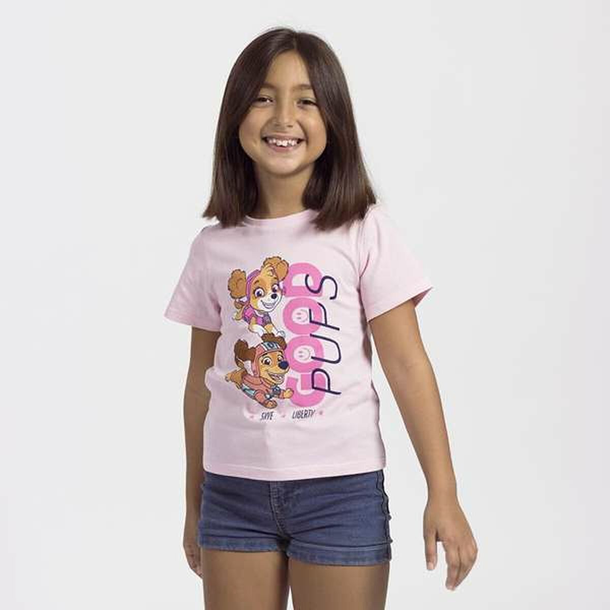 Barn T-shirt med kortärm The Paw Patrol Vit - 3