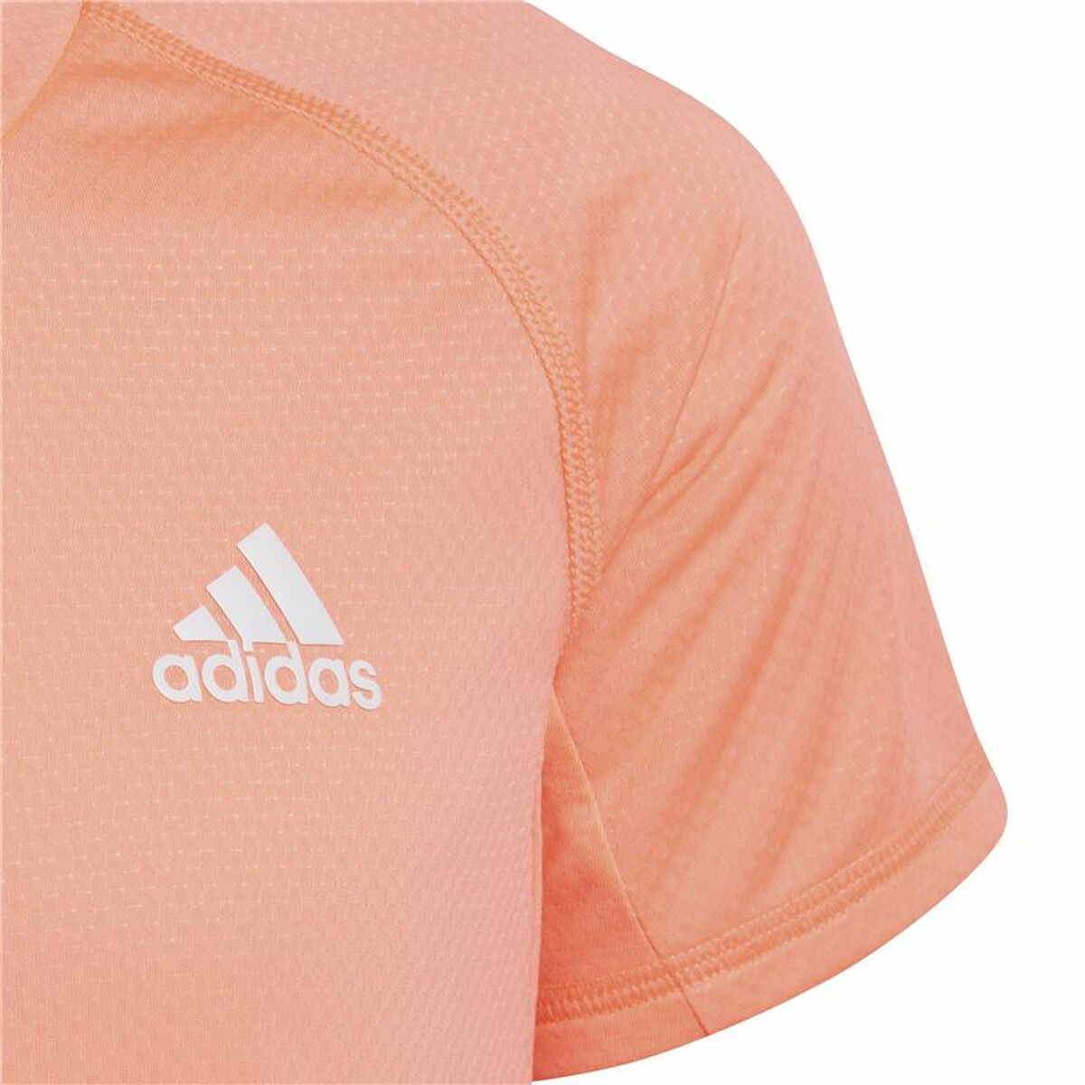 Barn T-shirt med kortärm Adidas Aeroready Three Stripes Lax - 5