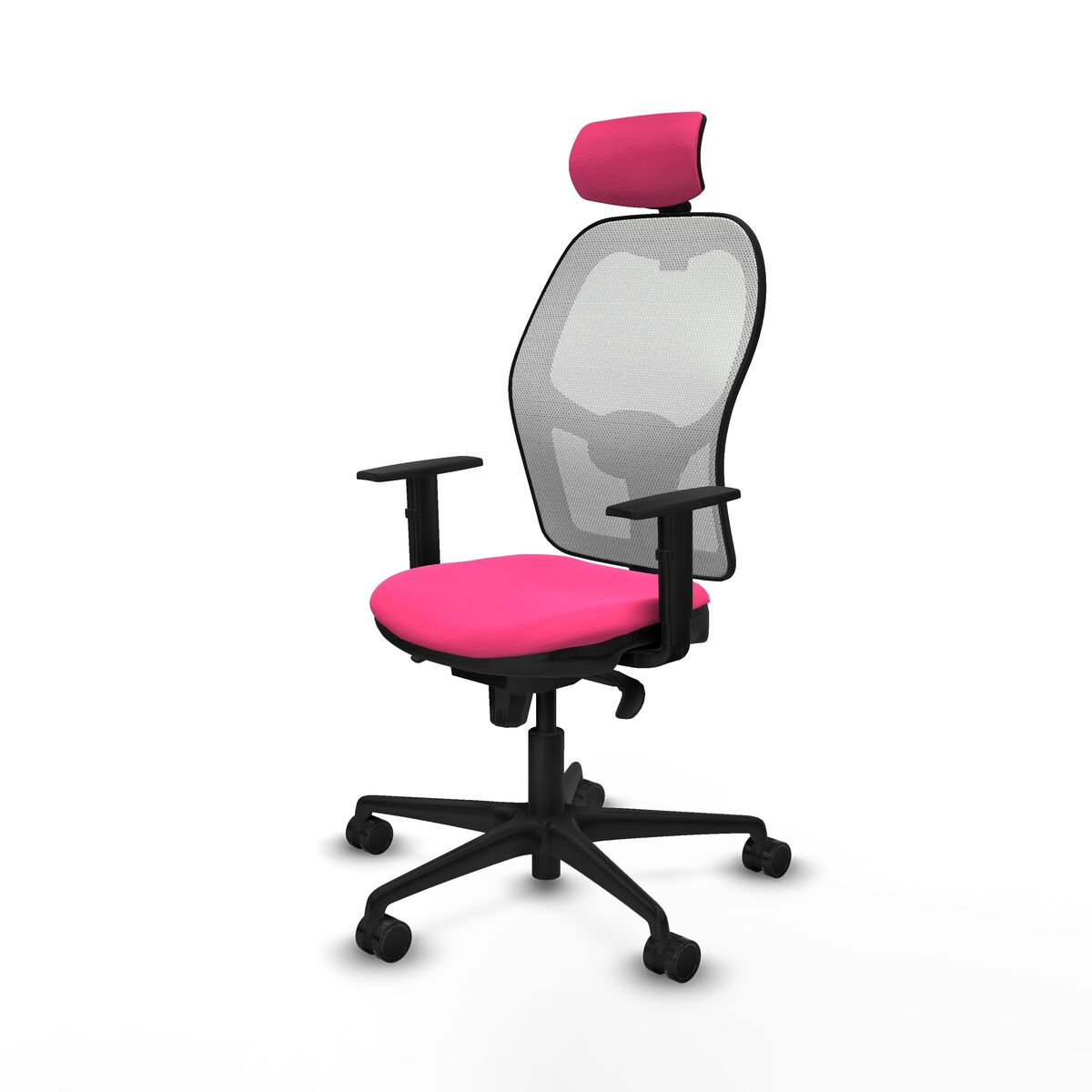 Kontorsstol med nackstöd Jorquera Piqueras y Crespo 1D036N2 Rosa - 2