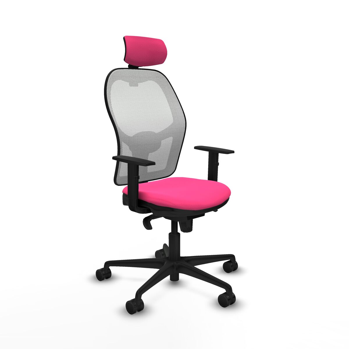 Kontorsstol med nackstöd Jorquera Piqueras y Crespo 1D036N2 Rosa