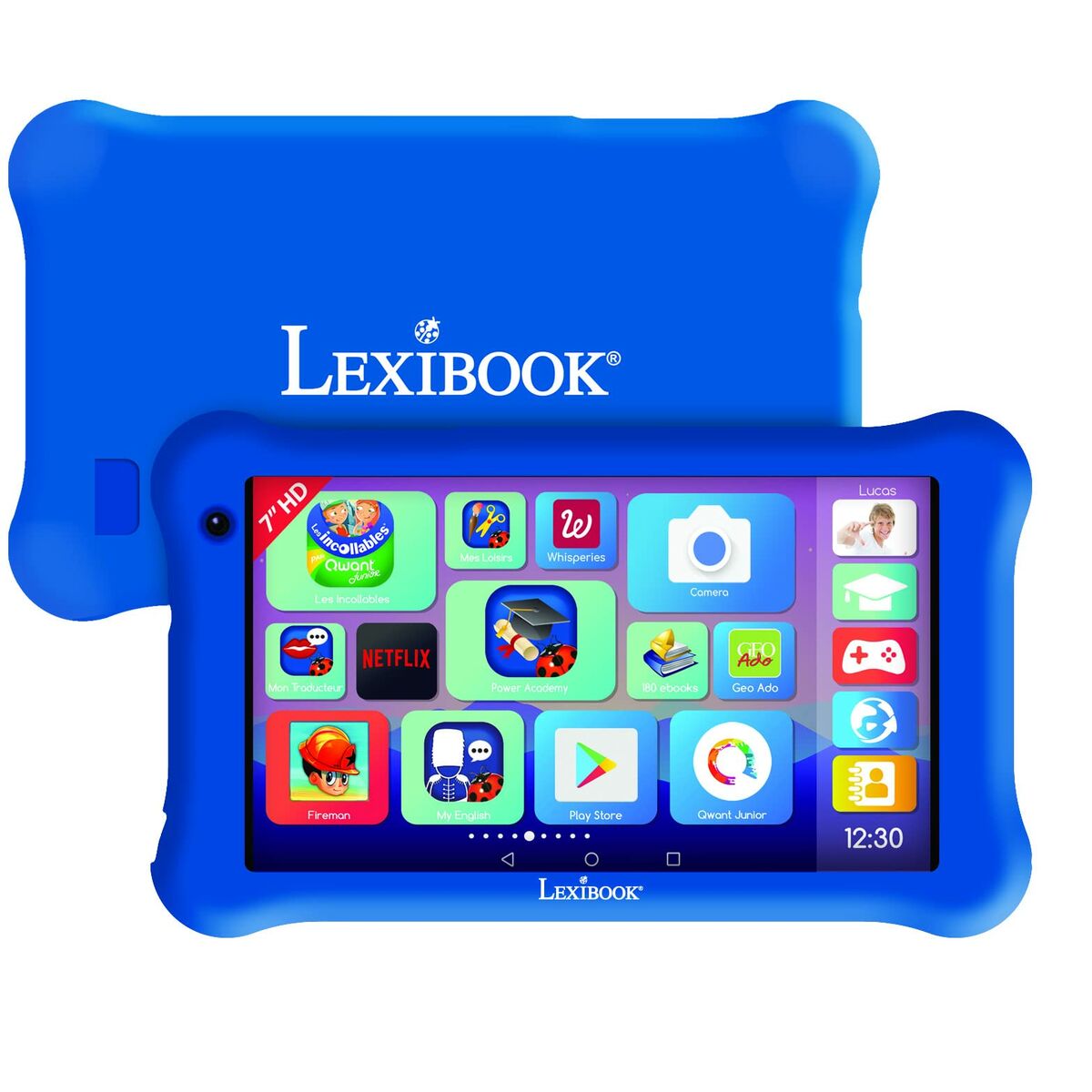 Interaktiv läsplatta för småbarn Lexibook LexiTab Master 7 TL70FR Blå - 13
