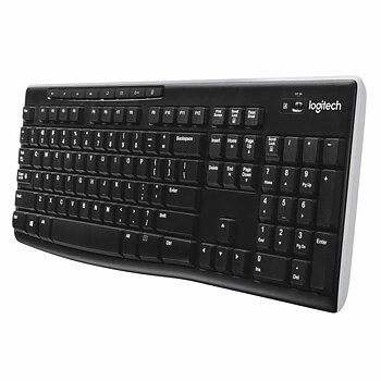 Trådlöst Tangentbord Logitech Franska Svart AZERTY