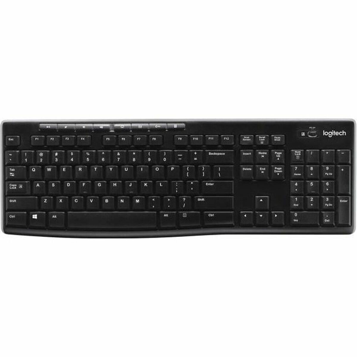 Trådlöst Tangentbord Logitech Franska Svart AZERTY