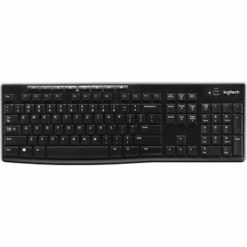 Trådlöst Tangentbord Logitech Franska Svart AZERTY